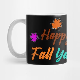 Happy Fall Yall Mug
